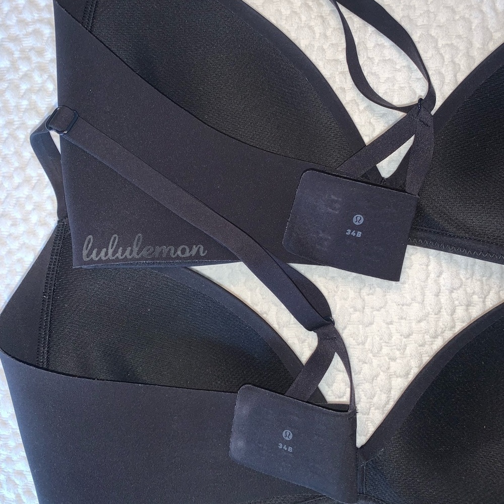 Set of 2 Lululemon Black Wireless Bra -B34